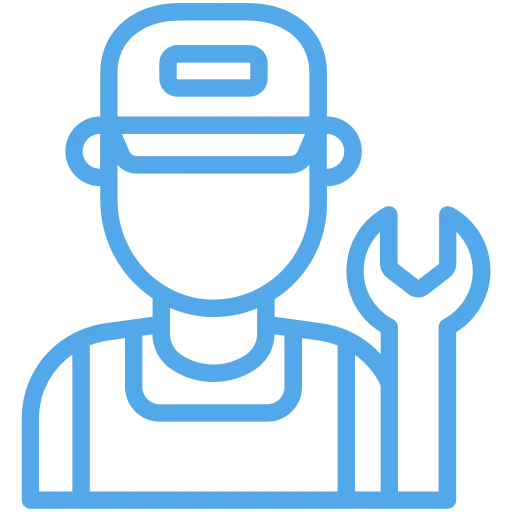 Fißmann - Heizung Sanitär Lüftung - Mechaniker-Symbol